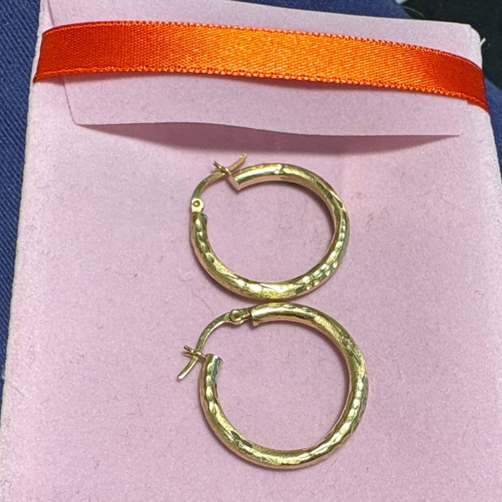 14k Gold Hoop Earrings